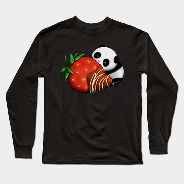 Pandaberry Long Sleeve T-Shirt by Akiraj